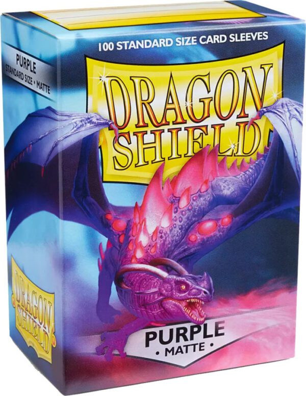 photo of Dragon Shield: Matte Purple box