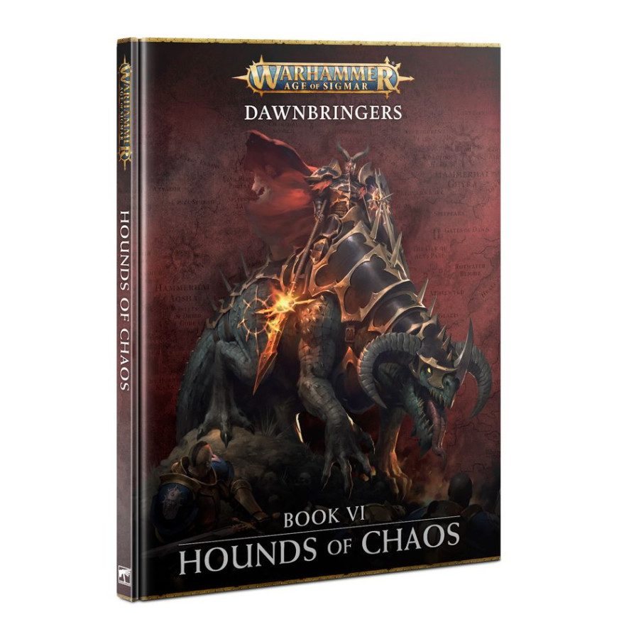 cover art of Dawnbringers Book VI Hounds of Chaos