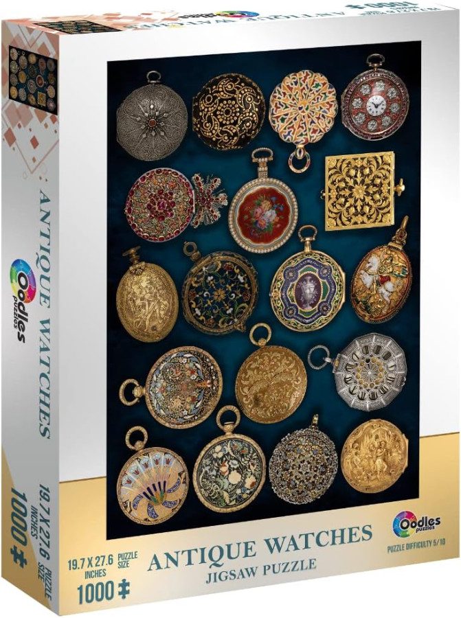 box art of Antique Watches 1000 Pieces