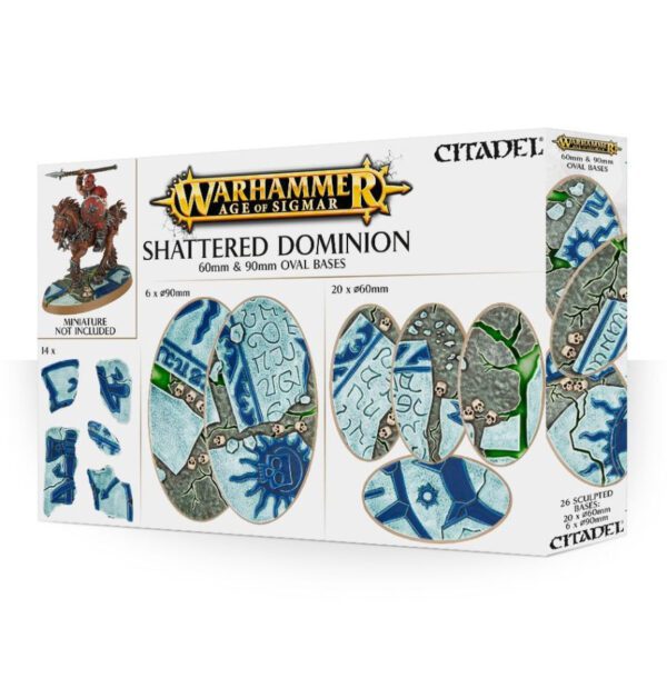 box art of Shattered Dominion 60mm & 90mm Oval Bases