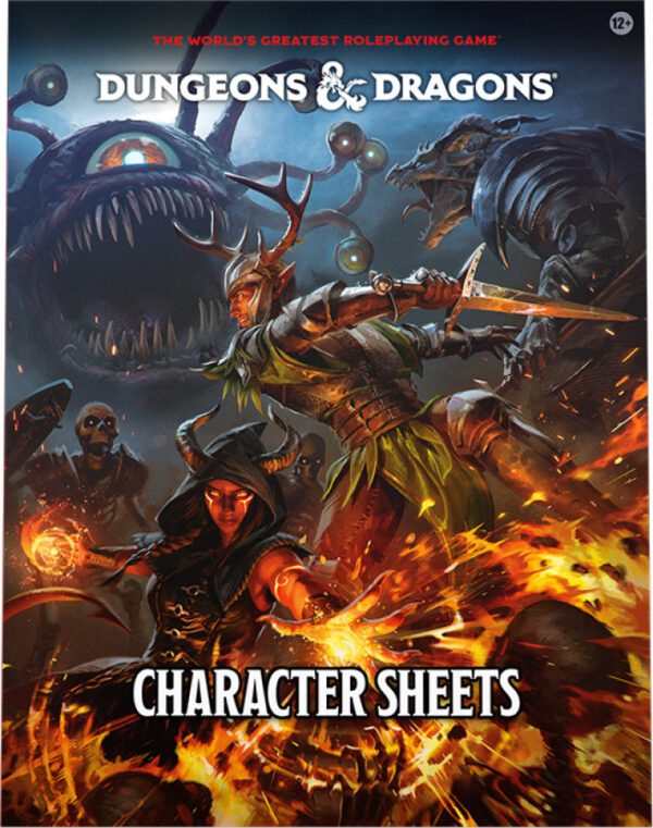 cover art of Dungeons & Dragons: Character Sheets 2024