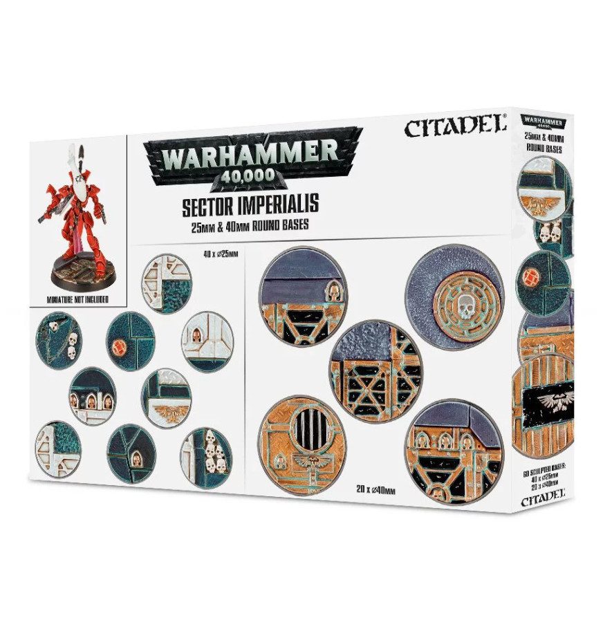 box art of Sector Imperialis 25 & 40mm Round Bases