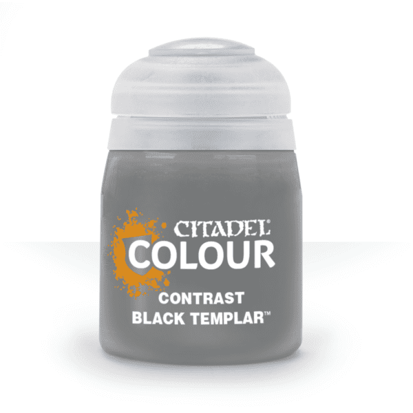 bottle of Citadel Contrast Paint: Black Templar