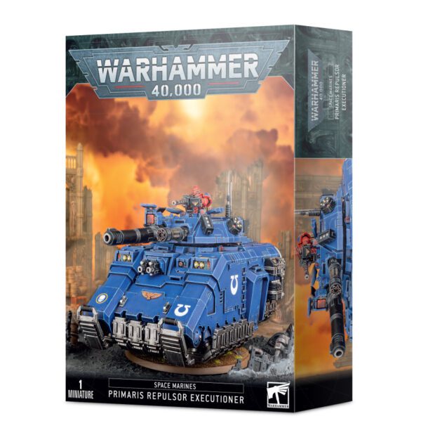 box art of Space Marines Primaris Repulsor Executioner