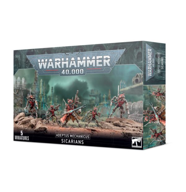 box art of Adeptus Mechanicus: Sicarians