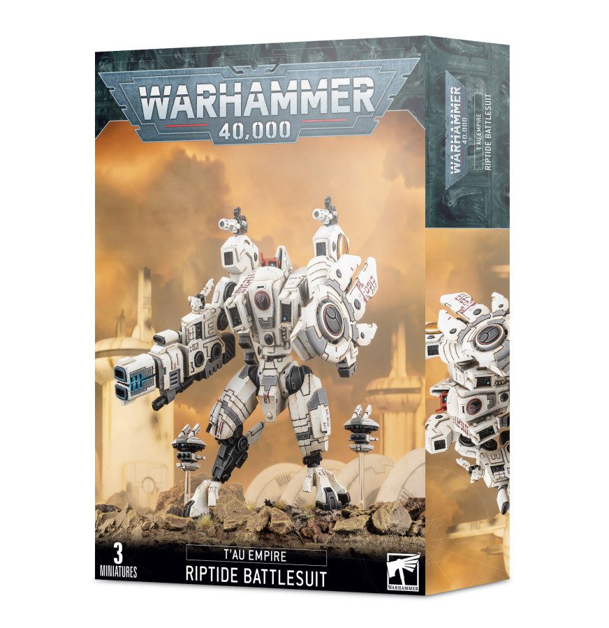 box art of T'au Empire: XV104 Riptide Battlesuit