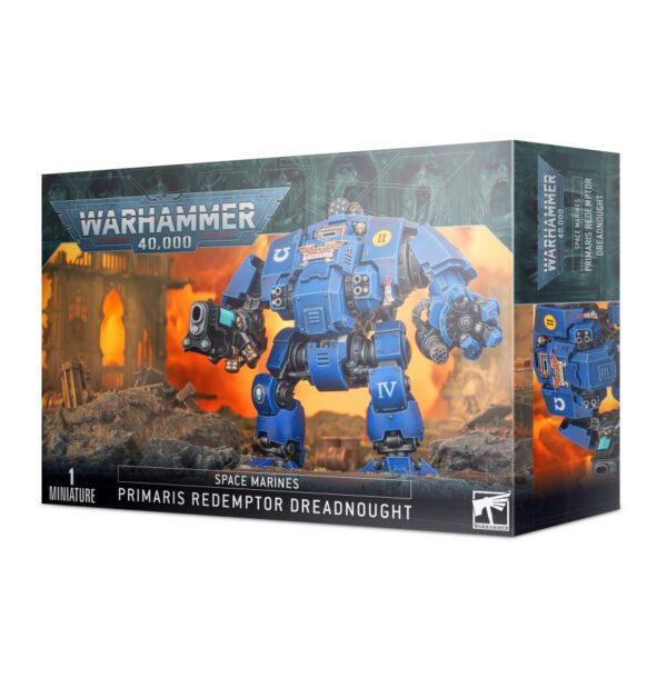 box art of Space marines: Redemptor Dreadnought