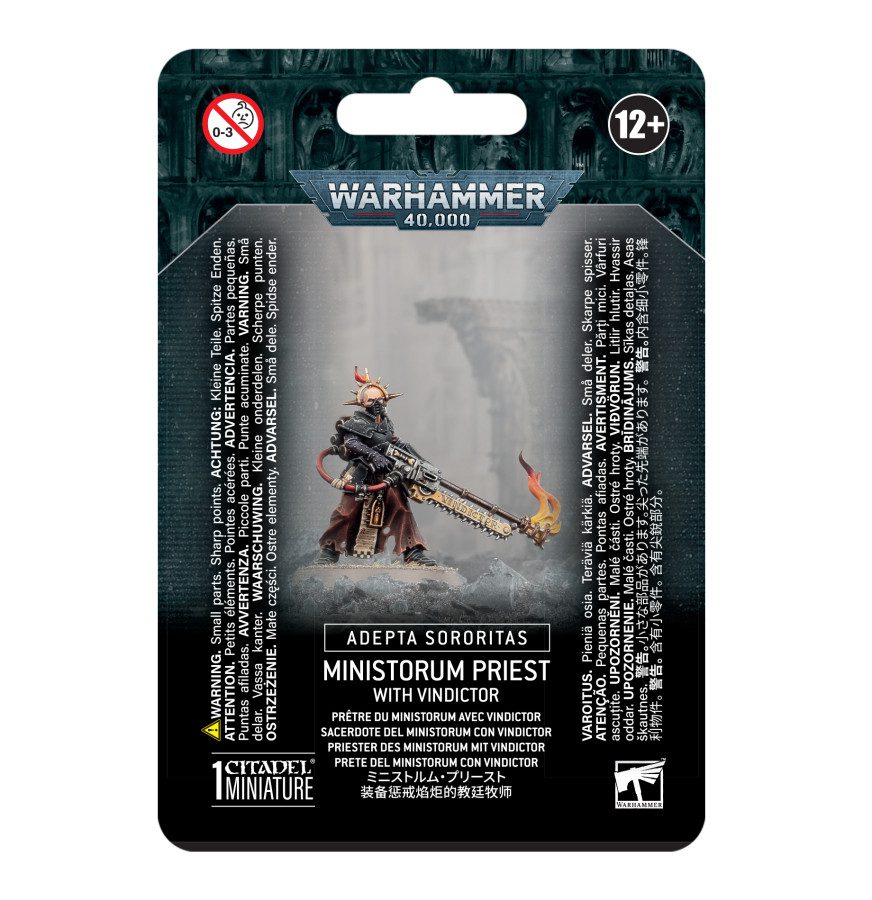 image of Adepta Sororitas: Ministorum Priest with Vindictor