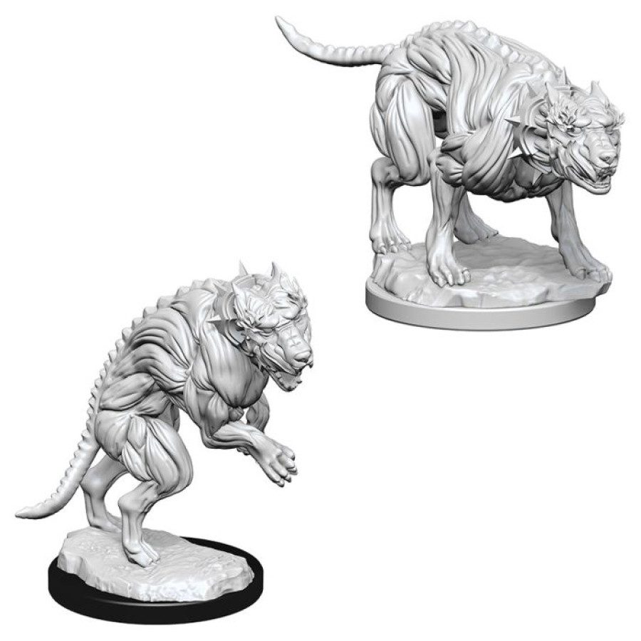 image of Pathfinder Deep Cuts Unpainted Miniatures: W01 Hell Hounds