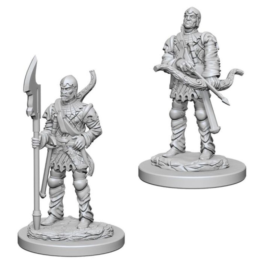 image of Pathfinder Deep Cuts Unpainted Miniatures: W04 Town Guards