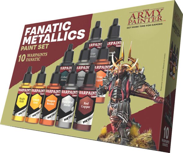 photo of Warpaints Fanatic: Metallics Paint Set box