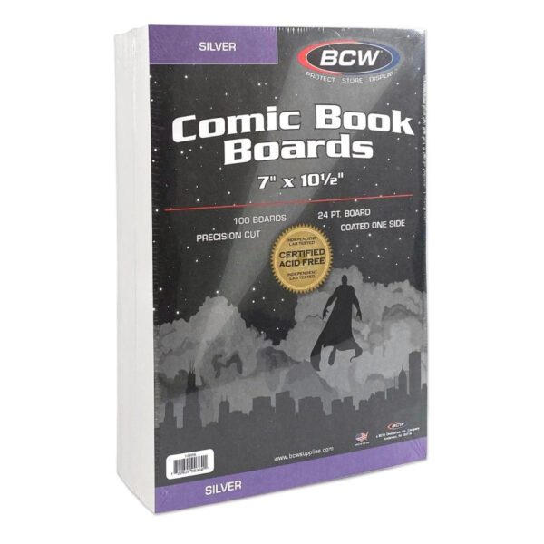 image of BCW: Silver Comic Backing Boards