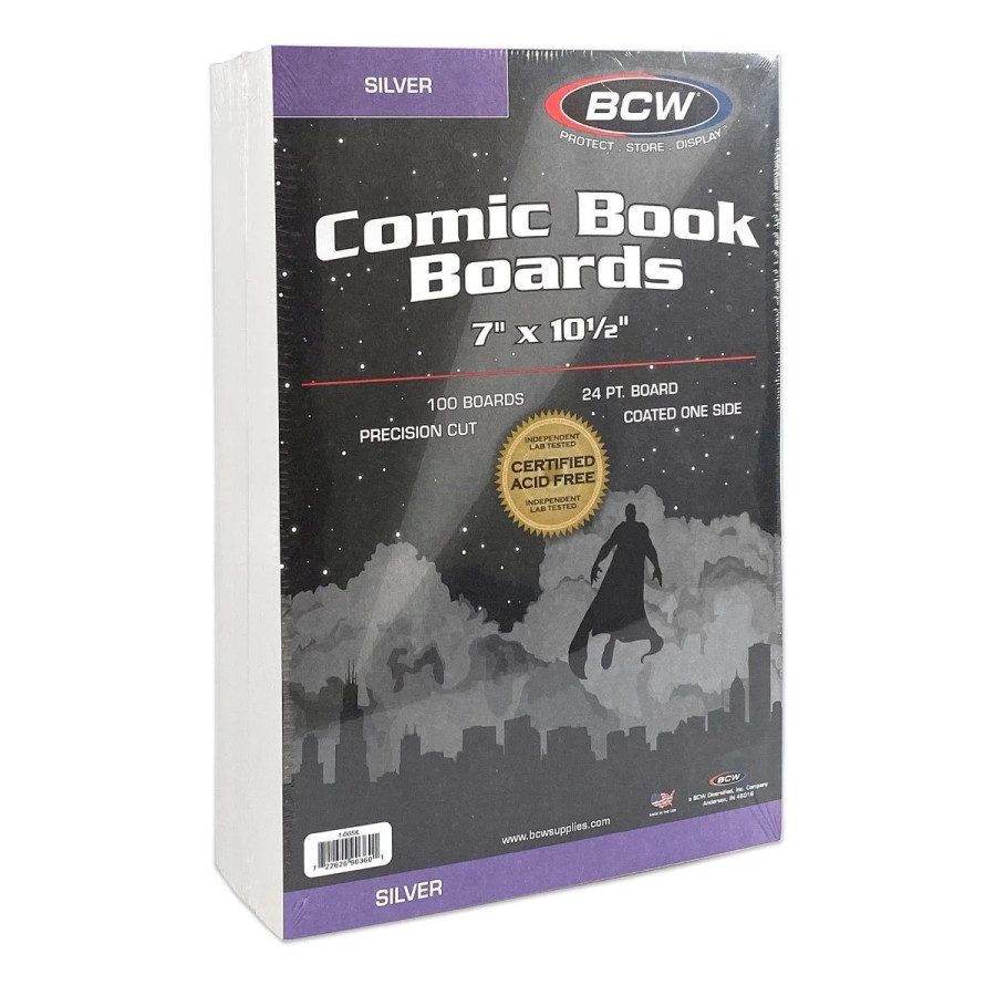image of BCW: Silver Comic Backing Boards