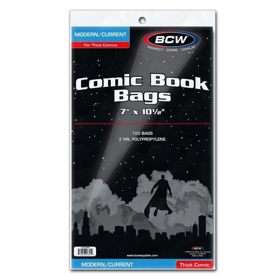 image of BCW: Current/Modern Comic Bags - Thick