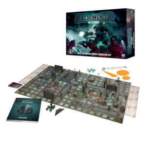 box art and component image of Necromunda: Hive Secundus