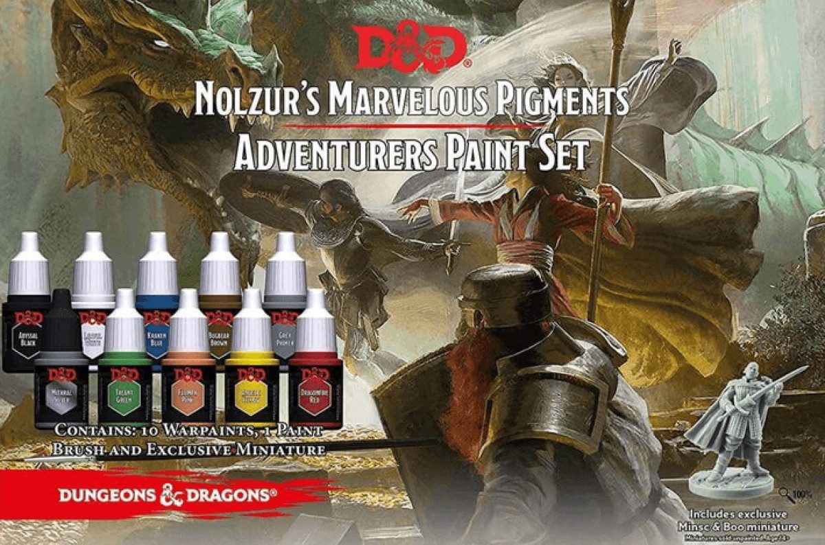 photo of Dungeons & Dragons Nolzur`s Marvelous Pigments: Adventurers Paint Set box