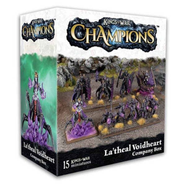 photo of Kings of War: Champions La’theal Voidheart Company Box