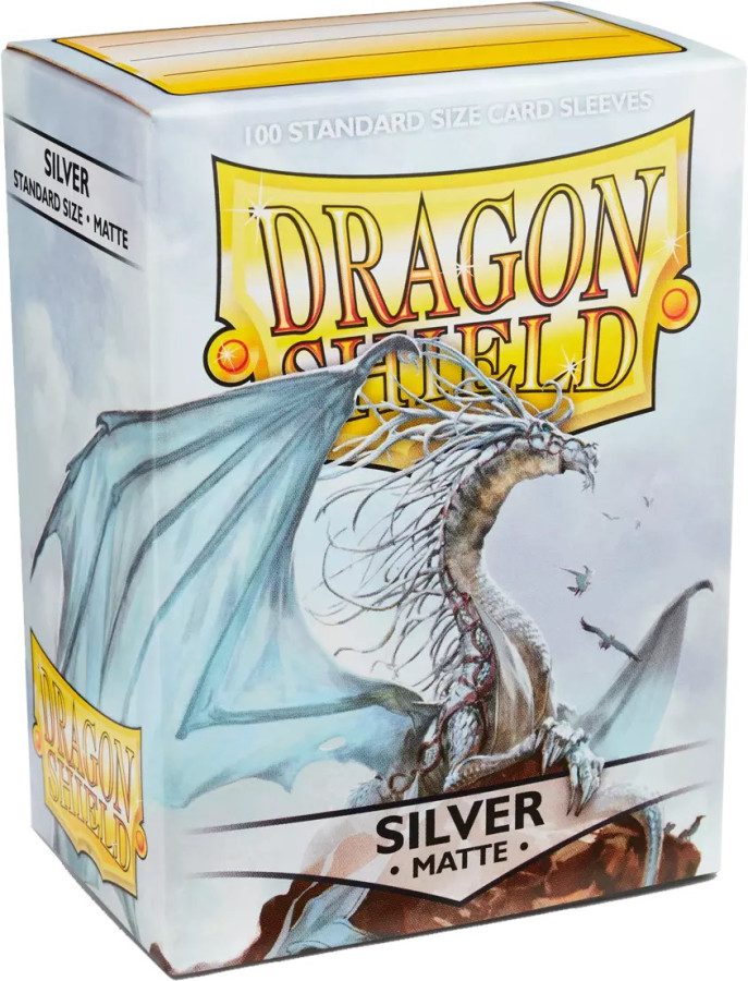 photo of Dragon Shield: Matte Silver box