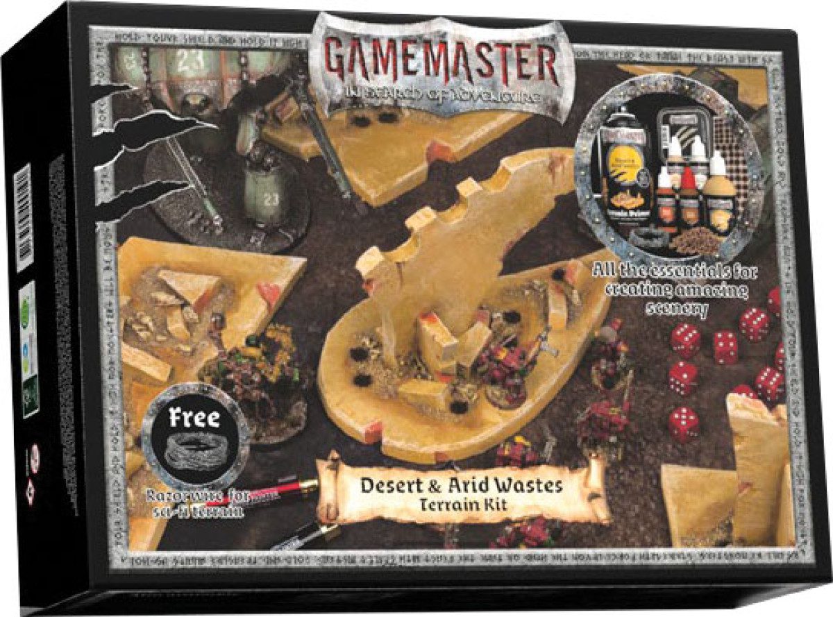 photo of Gamemaster: Desert & Arid Wastes Terrain Kit box