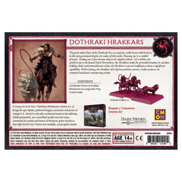 A Song of Ice & Fire: Targaryen Dothraki Hrakkers - Image 2