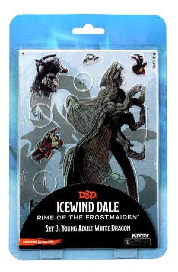 photo of Dungeons & Dragons Idols of the Realms: Icewind Dale Rime of the Frostmaiden Young Adult White Dragon