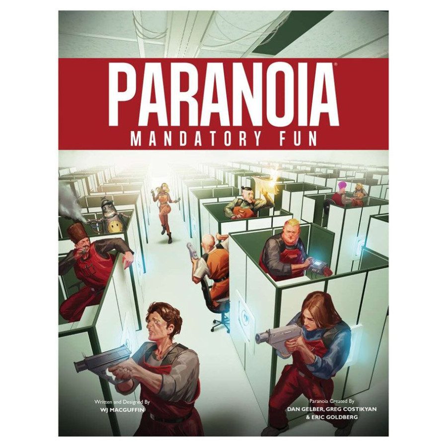 photo of Paranoia: Mandatory Fun cover