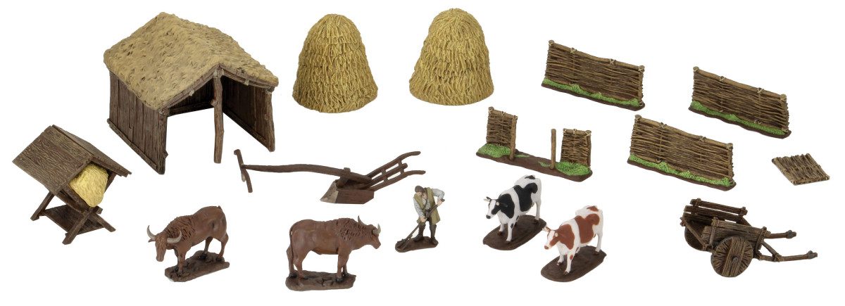 photo of WizKids 4D Settings: Medieval Farmer set