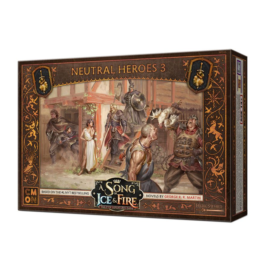 photo of A Song of Ice & Fire: Neutral Heroes 3 box