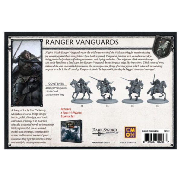 photo of A Song of Ice & Fire: Shadow Tower Spearmen box back