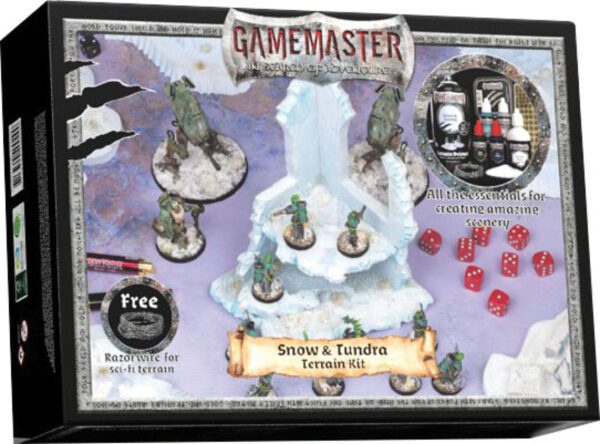 photo of Gamemaster: Snow & Tundra Terrain Kit box