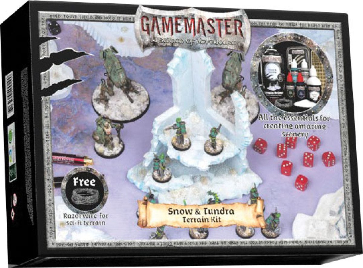 photo of Gamemaster: Snow & Tundra Terrain Kit box