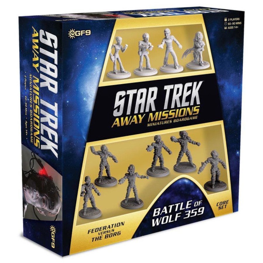 photo of Star Trek Away Missions: Federation VS Borg - Battle of Wolf 359 Core Set box