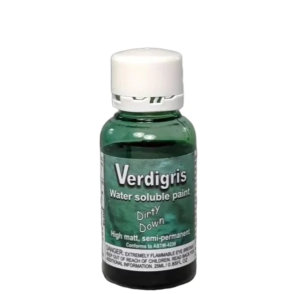 photo of Dirty Down: Verdigris bottle
