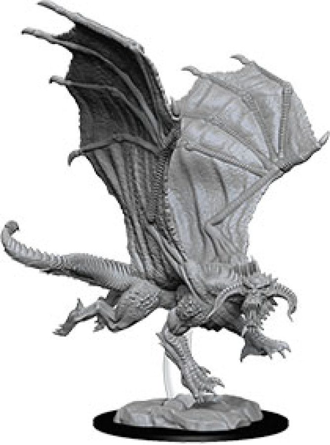 photo of Dungeons & Dragons: Nolzur's Marvelous Unpainted Miniatures - W08 Young Black Dragon