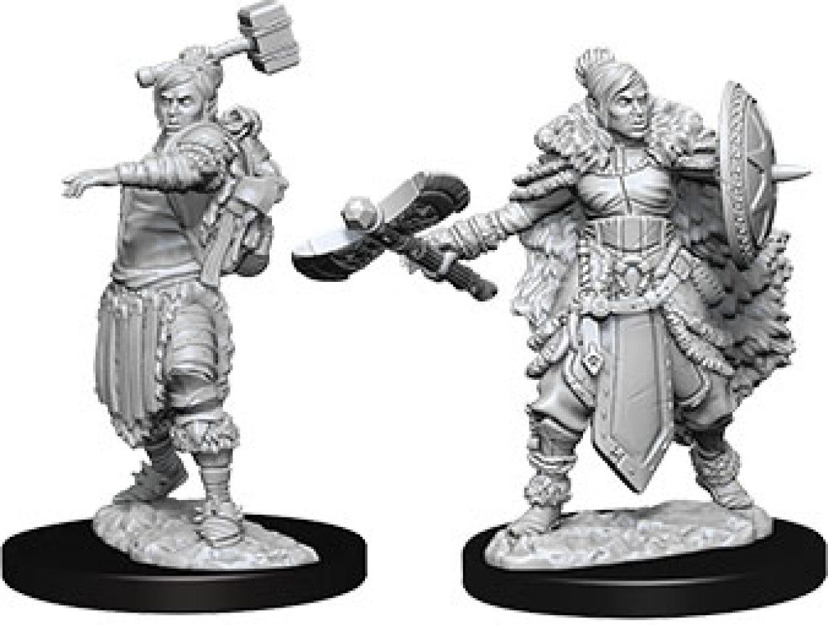 photo of Dungeons & Dragons: Nolzur's Marvelous Unpainted Miniatures - W09 Female Half-Orc Barbarian