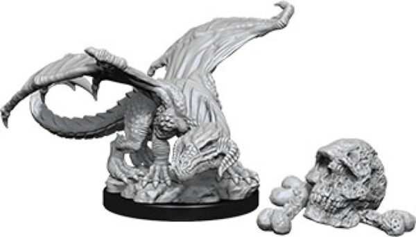 photo of Dungeons & Dragons: Nolzur's Marvelous Unpainted Miniatures - W10 Black Dragon Wyrmling