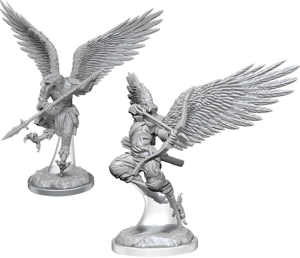 photo of Dungeons & Dragons: Nolzur's Marvelous Unpainted Miniatures - W17 Aarakocra Fighters