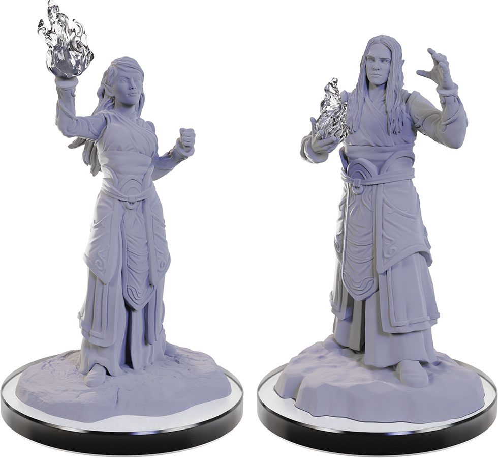 photo of Dungeons & Dragons Nolzur's Marvelous Unpainted Miniatures: W22 Elf Wizards