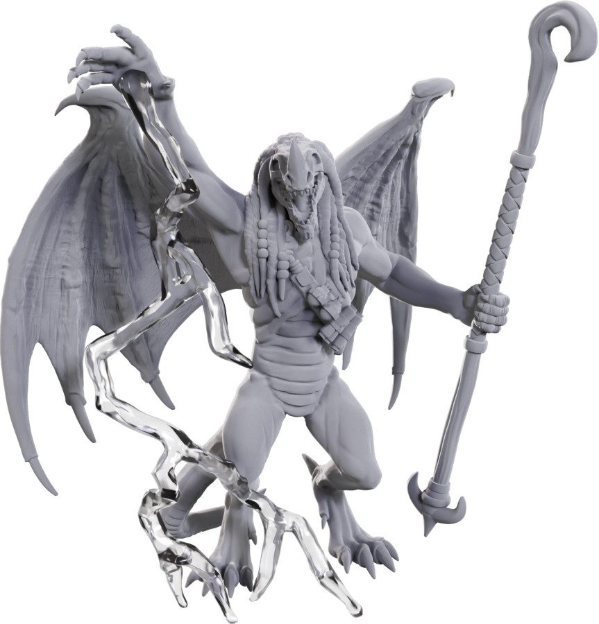 photo of Dungeons & Dragons: Nolzur's Marvelous Unpainted Miniatures - W24 Blue Abishai