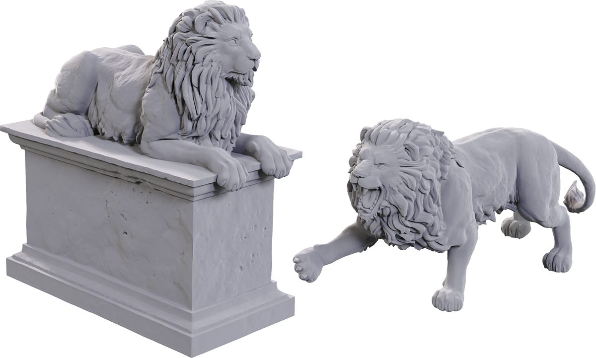 photo of WizKids Deep Cuts: W24 Stone Lion