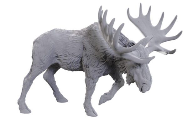 photo of WizKids Deep Cuts Unpainted Miniatures: W25 Bull Moose
