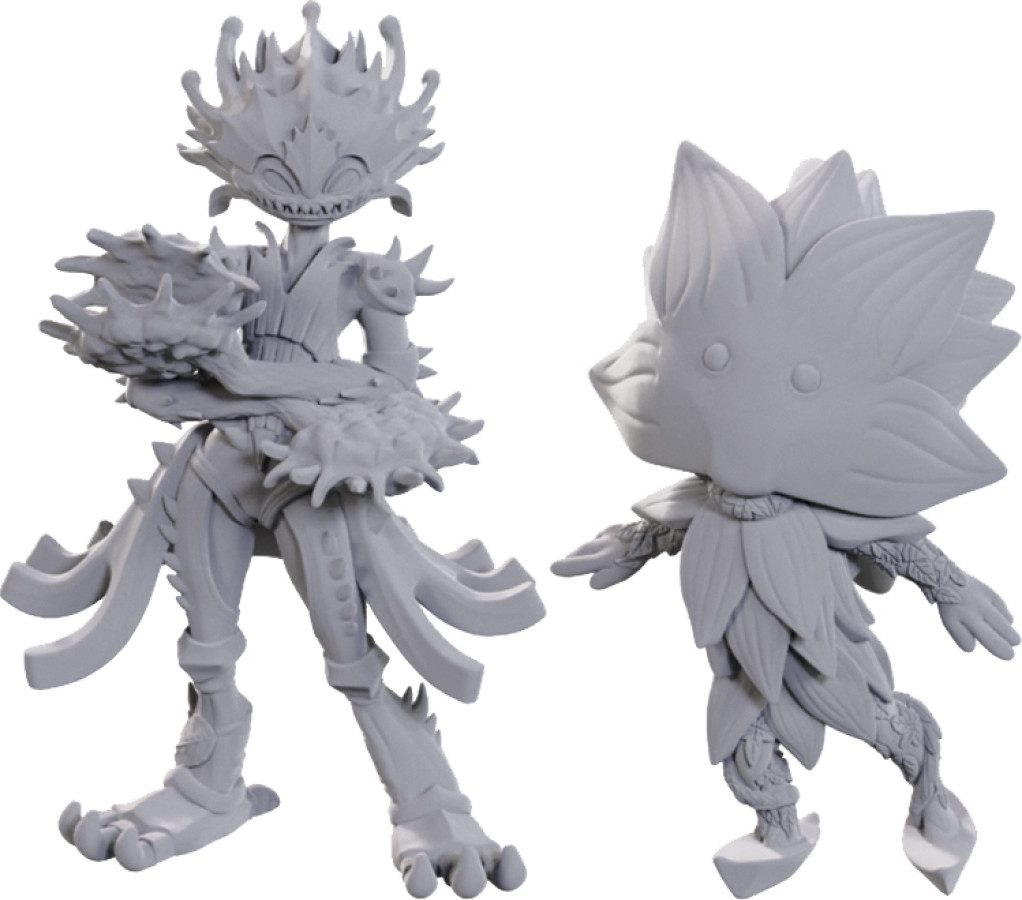 photo of Pathfinder Battles Deep Cuts Unpainted Miniatures: W25 Lotus Leshy and Flytrap Leshy