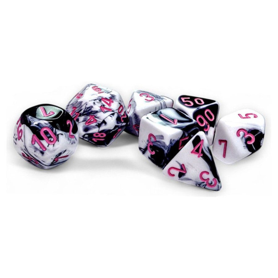photo of 7-Die Set Gemini Black-White/pink