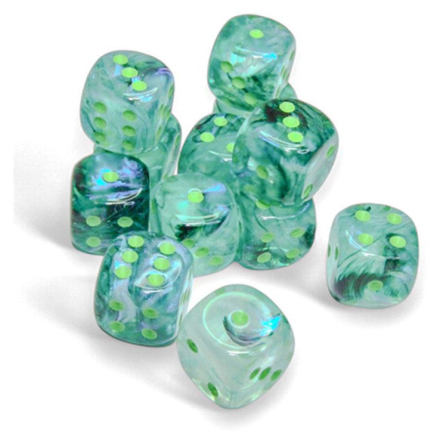 photo of d6Cube 16mm Borealis Luminary Kelp/light green (12)