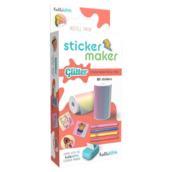 photo of Hello Blink: Glitter Sticker Refill Pack box