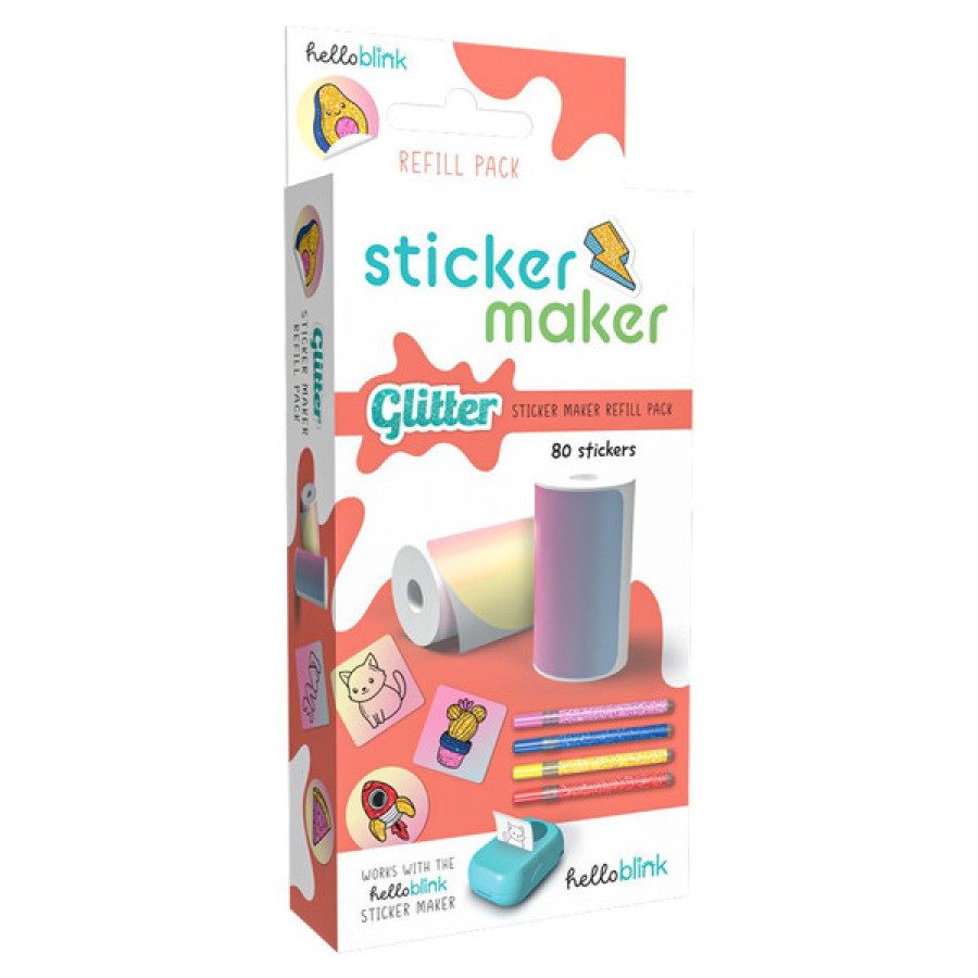 photo of Hello Blink: Glitter Sticker Refill Pack box