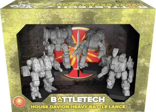 photo of BattleTech: House Davion Heavy Battle Lance Force Pack