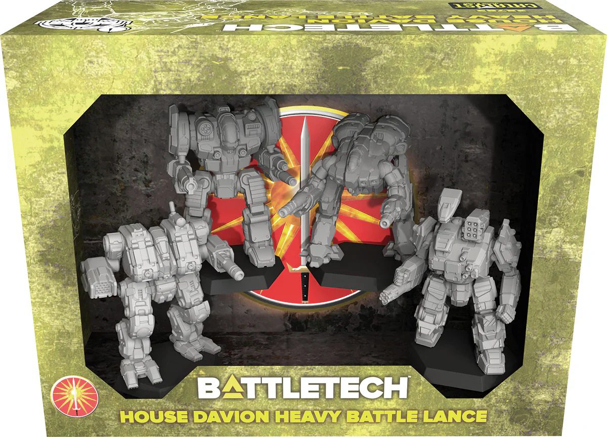 photo of BattleTech: House Davion Heavy Battle Lance Force Pack