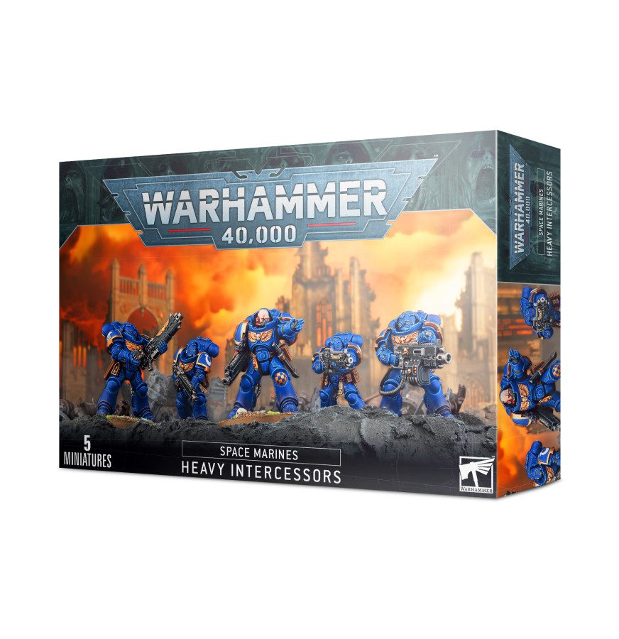 box of Space Marines: Heavy Intercessors