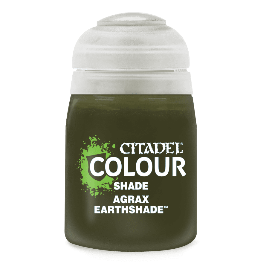 bottle of Citadel Shade Paint: Agrax Earthshade